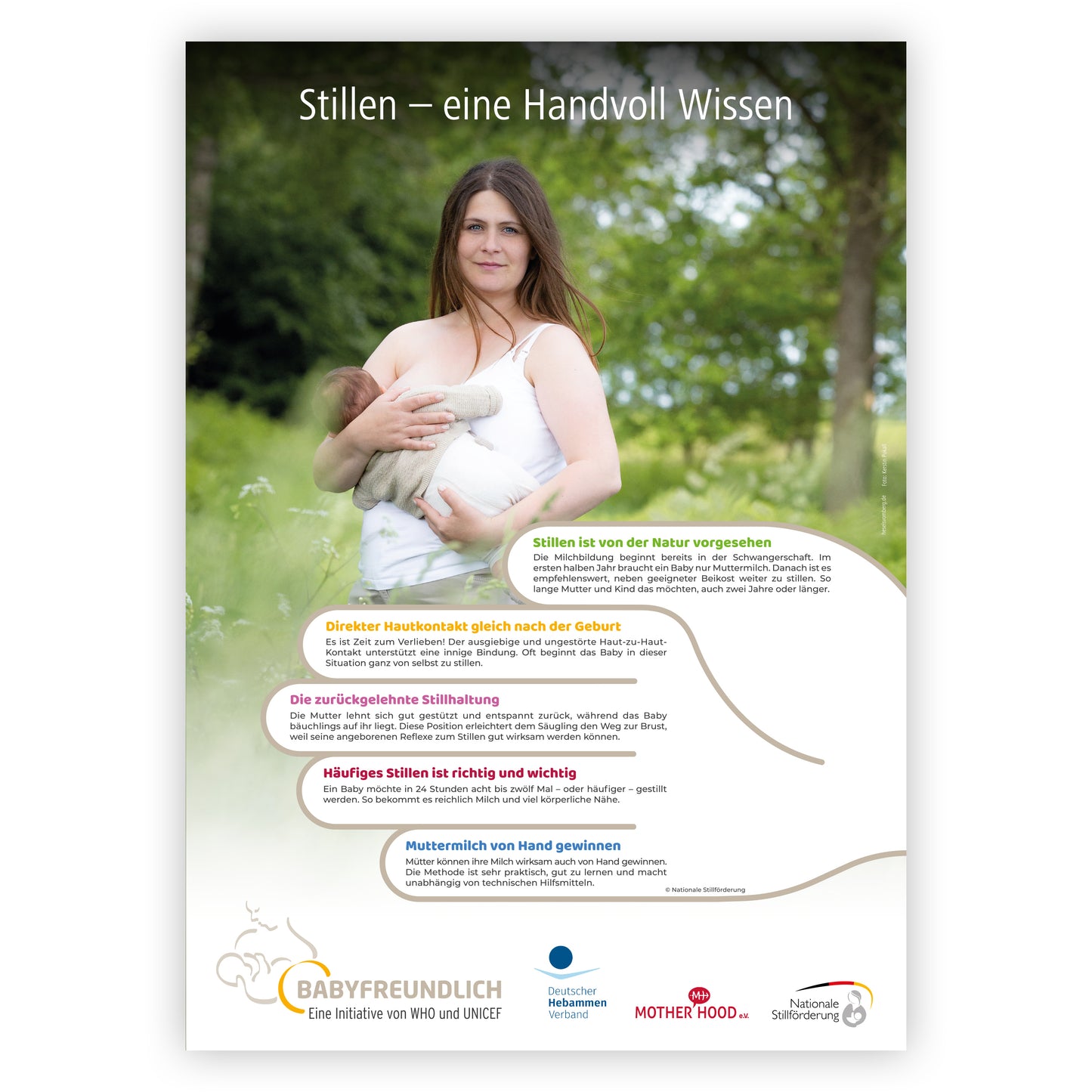 A1 Poster: Stillen – eine Handvoll Wissen