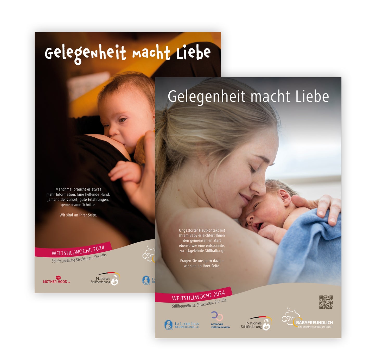 A2 & A4 Poster Set: Weltstillwoche 2024