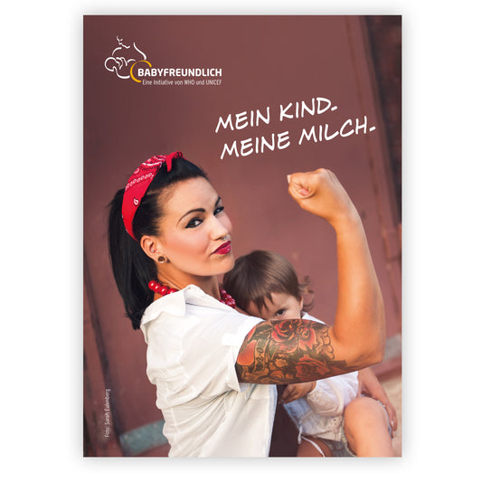 Postkarte: Mein Kind. Meine Milch