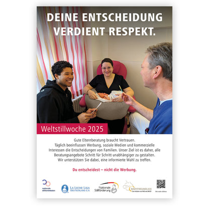 Poster „Weltstillwoche 2025“
